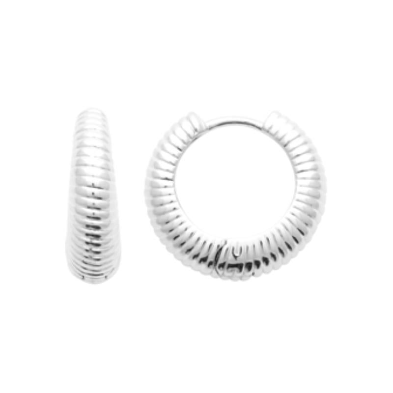 Coque de Nacre Créoles argent 7666400