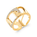 Coque de Nacre Bague plaqué or 2944110