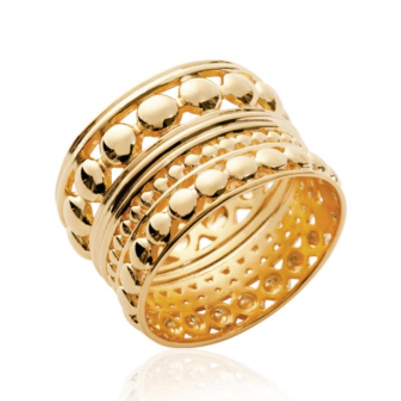 Coque de Nacre Bague plaqué or 2266800
