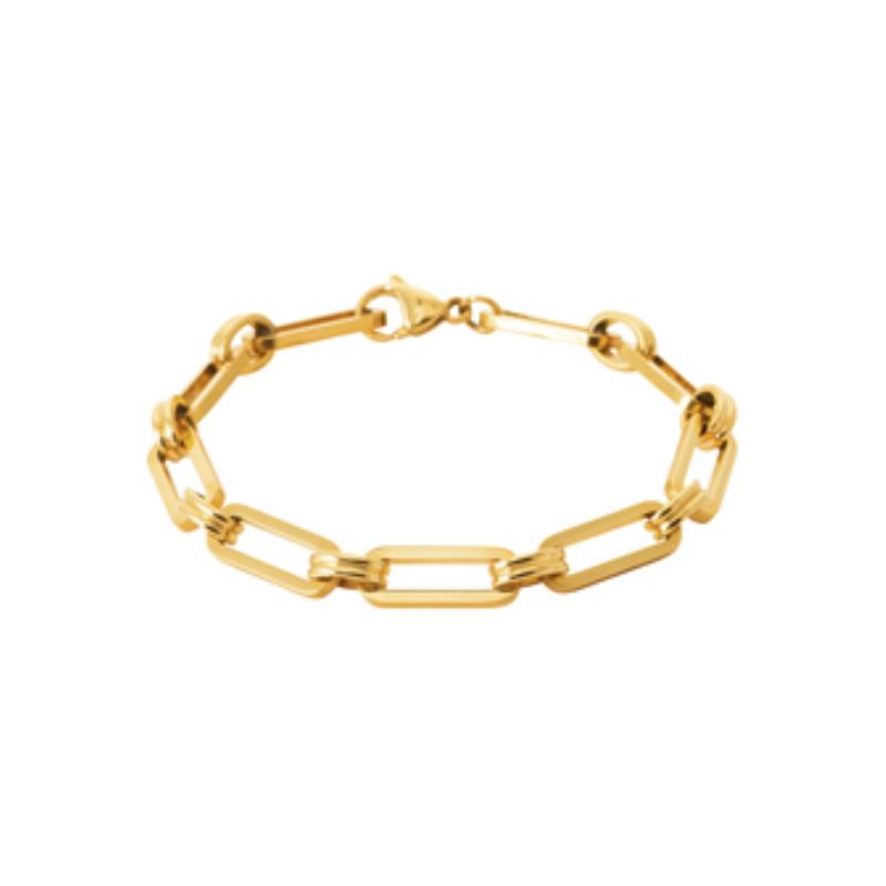 Coque de Nacre Bracelet acier doré 312212