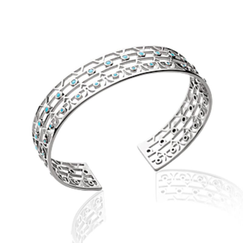 Coque de Nacre Bracelet jonc argent 871826