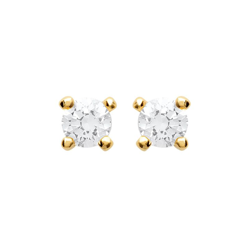 Coque de Nacre Boucles d'oreilles plaqué or 25055103