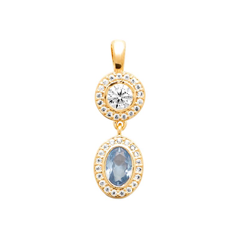 Coque de Nacre Pendentif plaqué or 2789860