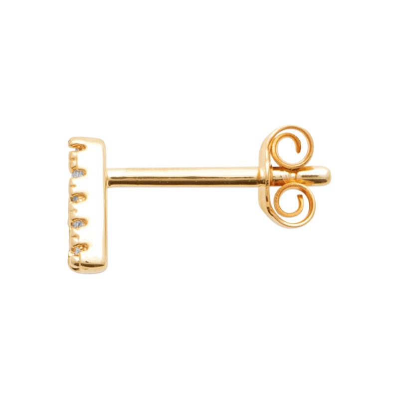 Coque de Nacre Boucle d'oreille à l'unité plaqué or 23049610