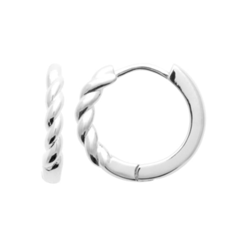 Coque de Nacre Créoles argent 7678300