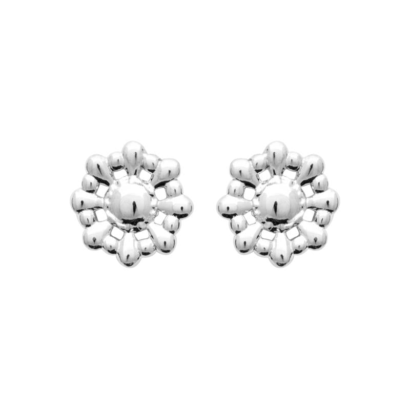 Coque de Nacre Puces d'oreilles argent 73073100