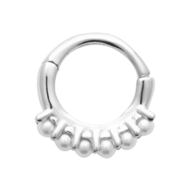 Coque de Nacre Créoles argent 16754014
