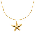 Coque de Nacre Collier acier doré 312276
