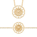 Coque de Nacre Collier plaqué or 922161