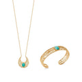 Coque de Nacre Collier plaqué or 973717