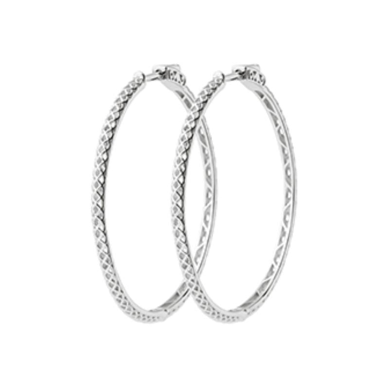 Coque de Nacre Créoles argent 7628950
