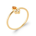 Coque de Nacre Bague plaqué or 2965090