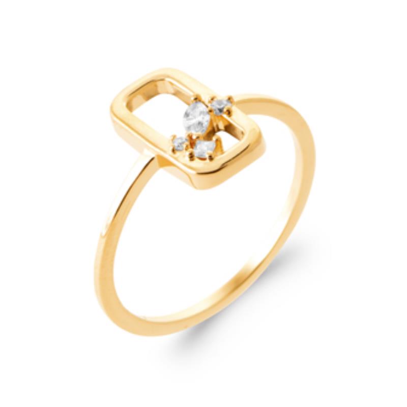 Coque de Nacre Bague plaqué or 2982310