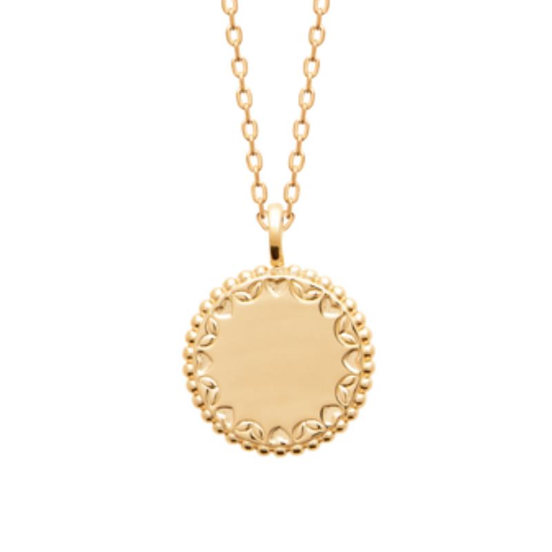 Coque de Nacre Collier plaqué or 922231