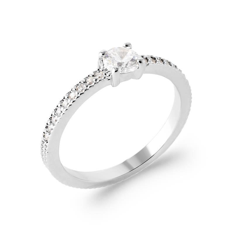 Coque de Nacre Bague solitaire argent 1954810