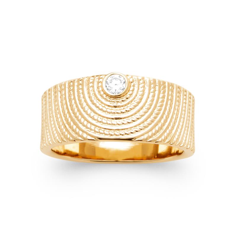 Coque de Nacre Bague plaqué or 20008910