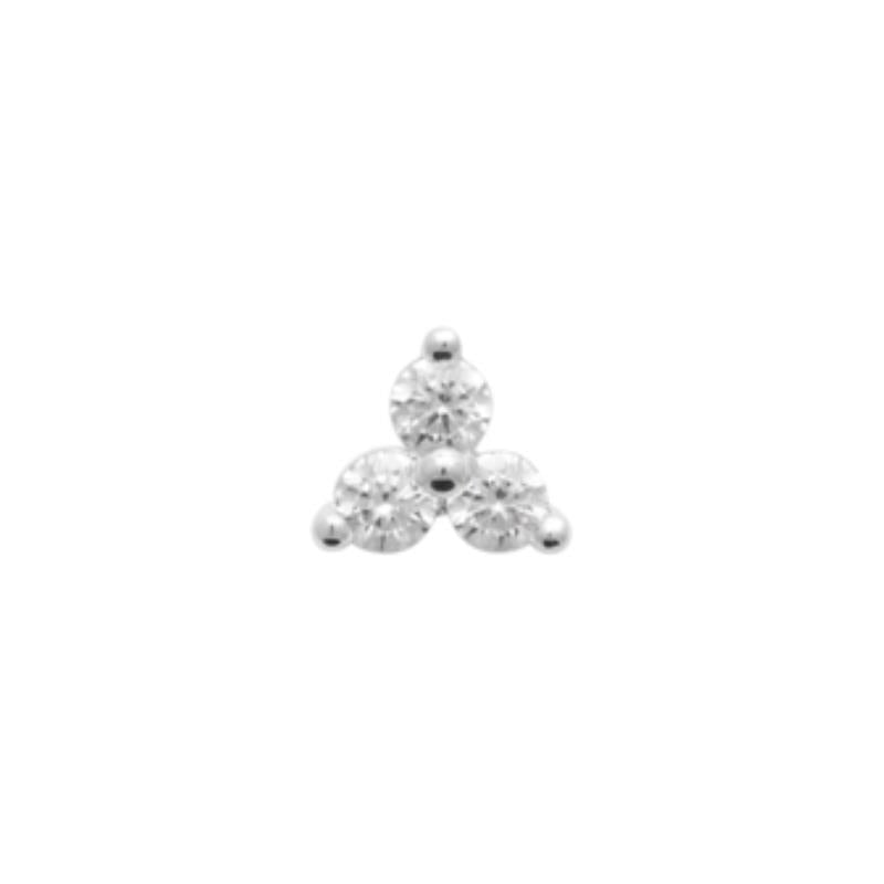 Coque de Nacre Boucle d'oreille à l'unité argent 13031310U