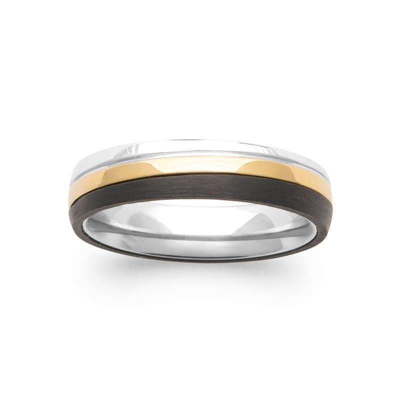 Shark'N Stones Bague acier doré 3415607