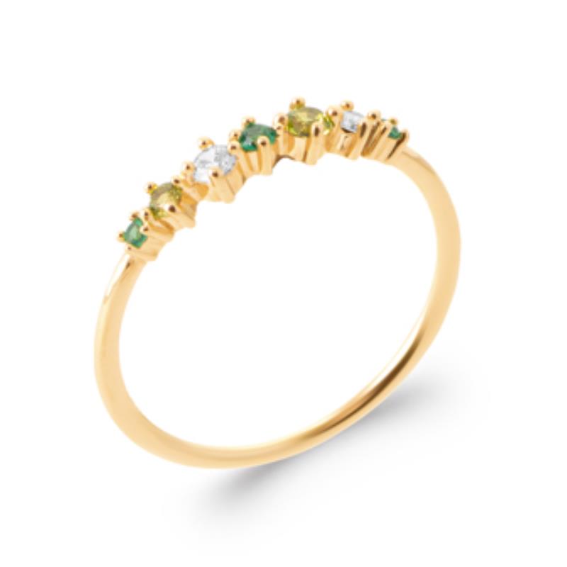 Coque de Nacre Bague plaqué or 2989050