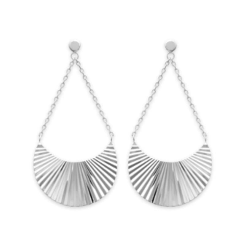 Coque de Nacre Boucles d'oreilles pendantes argent 7548800