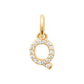 Coque de Nacre Pendentif initiale plaqué or 2776717