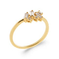 Coque de Nacre Bague plaqué or 2951810