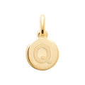 Coque de Nacre Pendentif initiale plaqué or 2775717