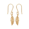 Coque de Nacre Boucles d'oreilles pendantes plaqué or 2526900
