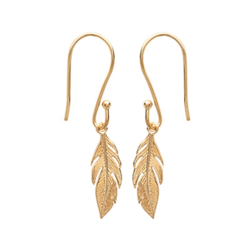 Coque de Nacre Boucles d'oreilles pendantes plaqué or 2526900