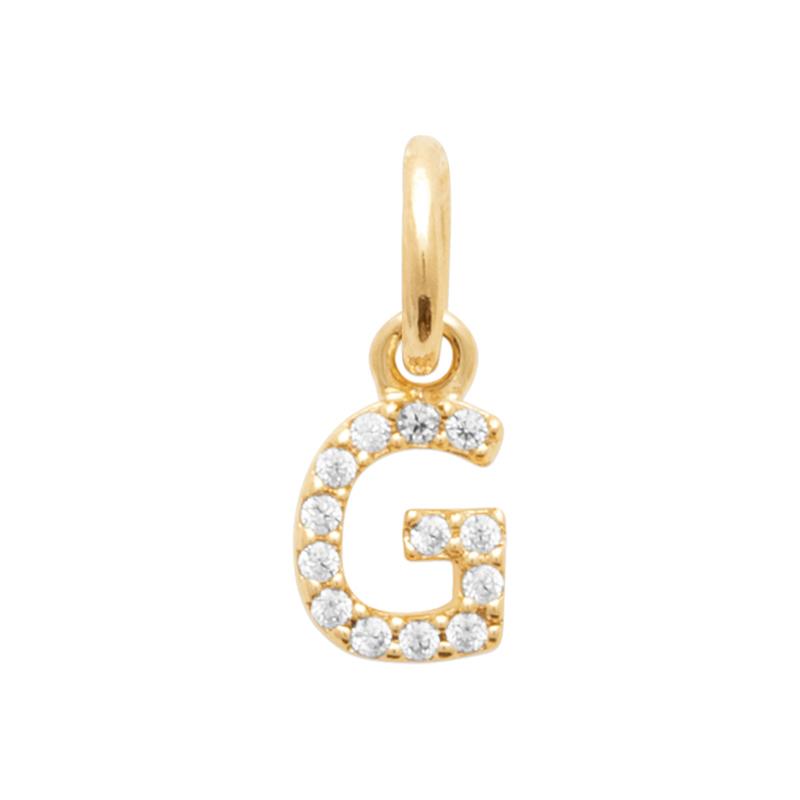 Coque de Nacre Pendentif initiale plaqué or 2776707