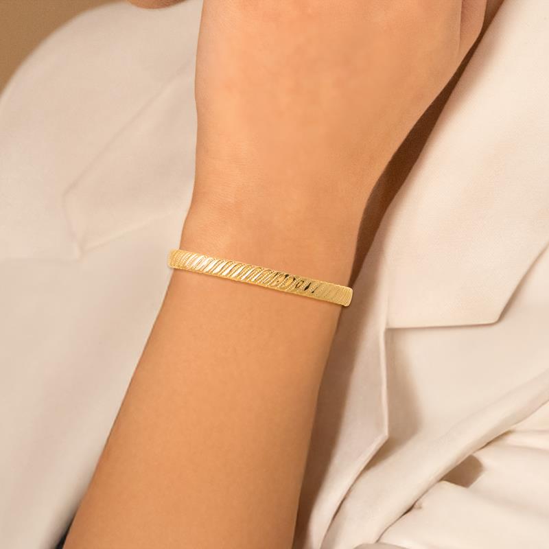 Coque de Nacre Bracelet jonc plaqué or 922235