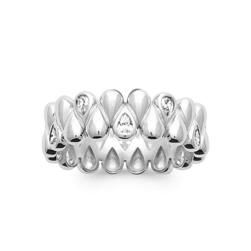 Coque de Nacre Bague plaqué argent 4997010