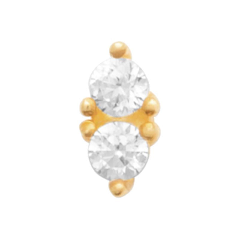 Coque de Nacre Piercing plaqué or 23068810