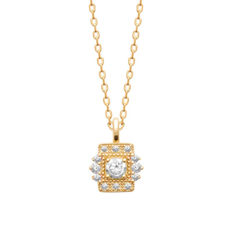 Coque de Nacre Collier plaqué or 974284