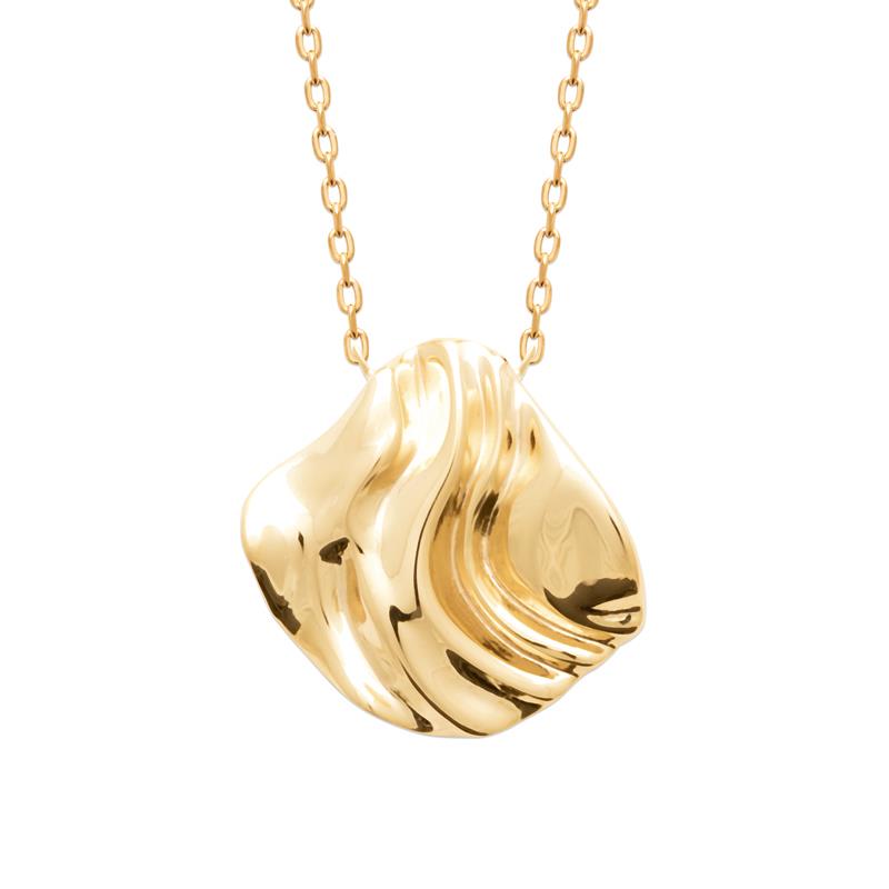 Coque de Nacre Collier plaqué or 922084