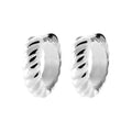 Coque de Nacre Créoles argent 7662012