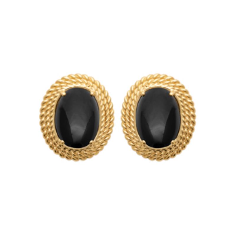 Coque de Nacre Boucles d'oreilles plaqué or 2586507