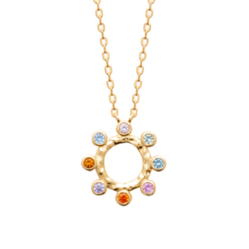 Coque de Nacre Collier plaqué or 974209