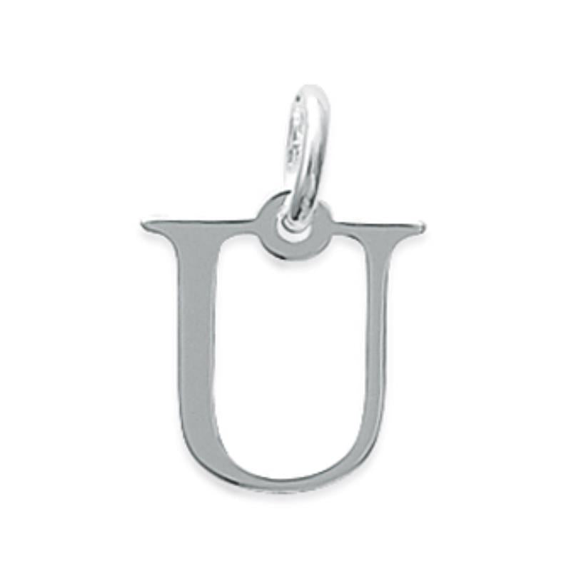 Coque de Nacre Pendentif initiale argent 18750020