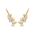 Coque de Nacre Boucles d'oreilles plaqué or 23024810