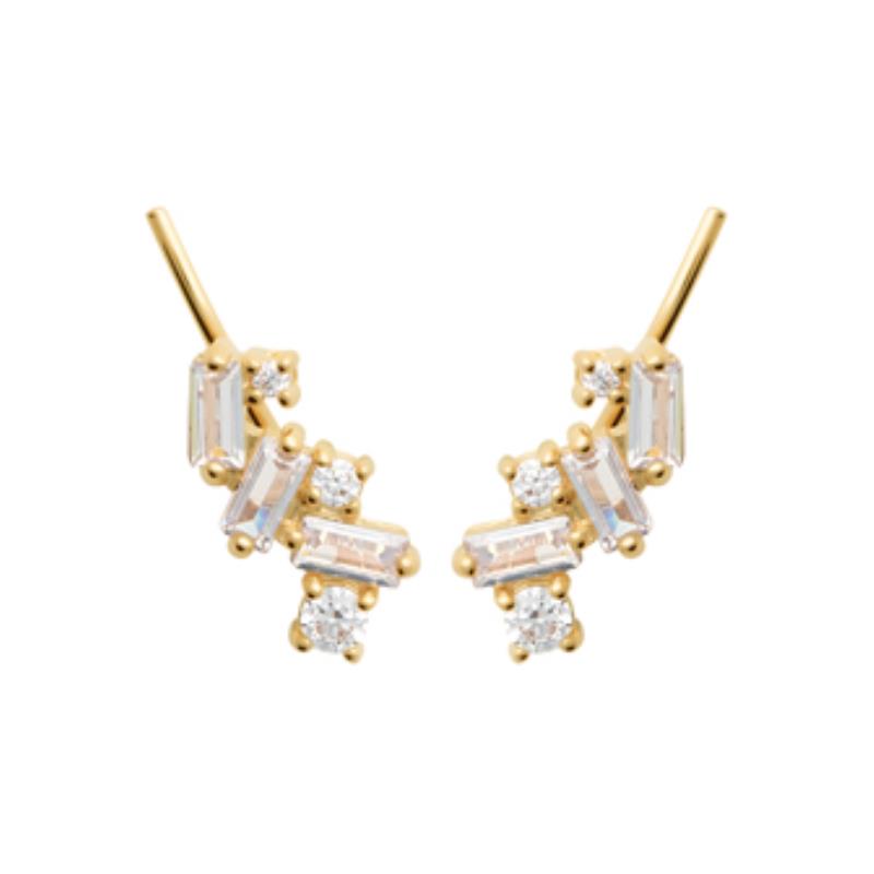 Coque de Nacre Boucles d'oreilles plaqué or 23024810