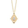 Coque de Nacre Collier plaqué or 974431