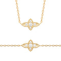 Coque de Nacre Collier plaqué or 974052