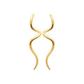 Coque de Nacre Boucles d'oreilles acier doré 3115909