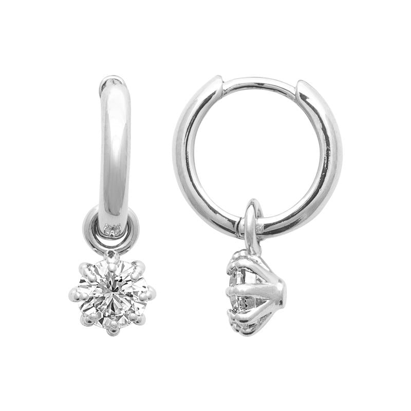 Coque de Nacre Créoles argent 1686710