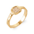 Coque de Nacre Bague plaqué or 2929410
