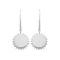 Coque de Nacre Boucles d'oreilles pendantes argent 7563200
