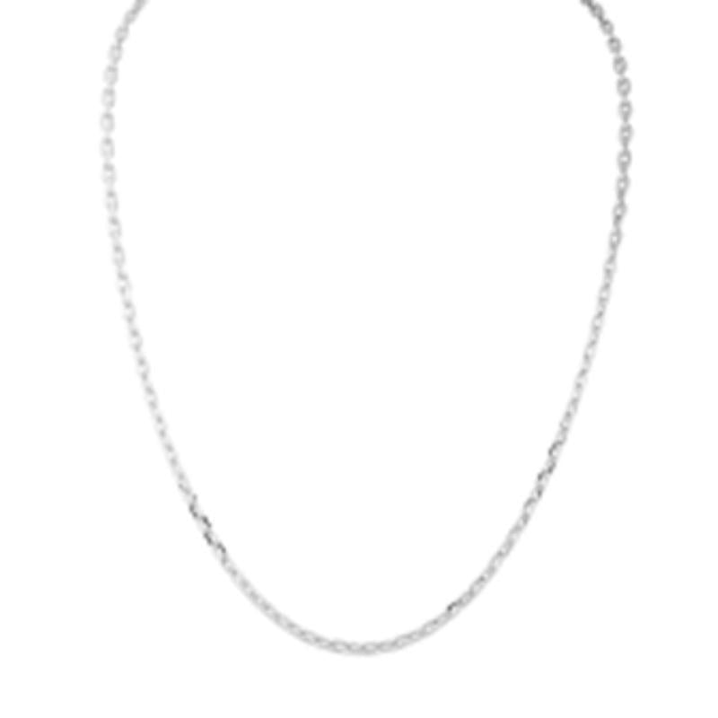 Coque de Nacre Chaîne maille forçat argent 125100