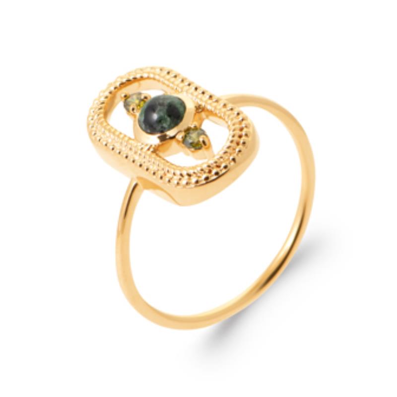 Coque de Nacre Bague plaqué or 2976050