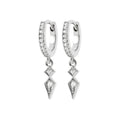 Coque de Nacre Créoles argent 1638310